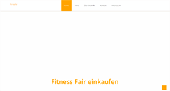 Desktop Screenshot of fitness-fair.de